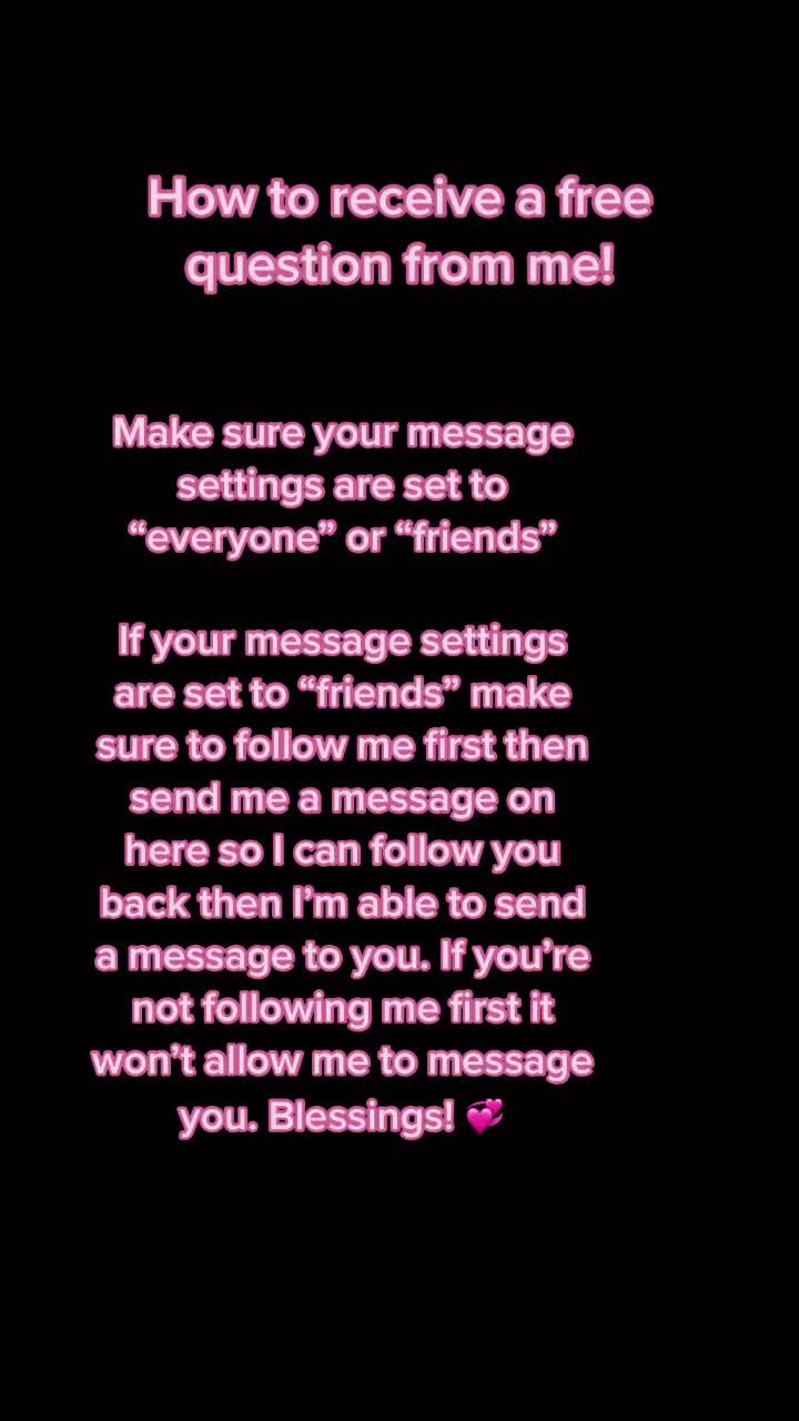 @💞Dm me for a free question 💞