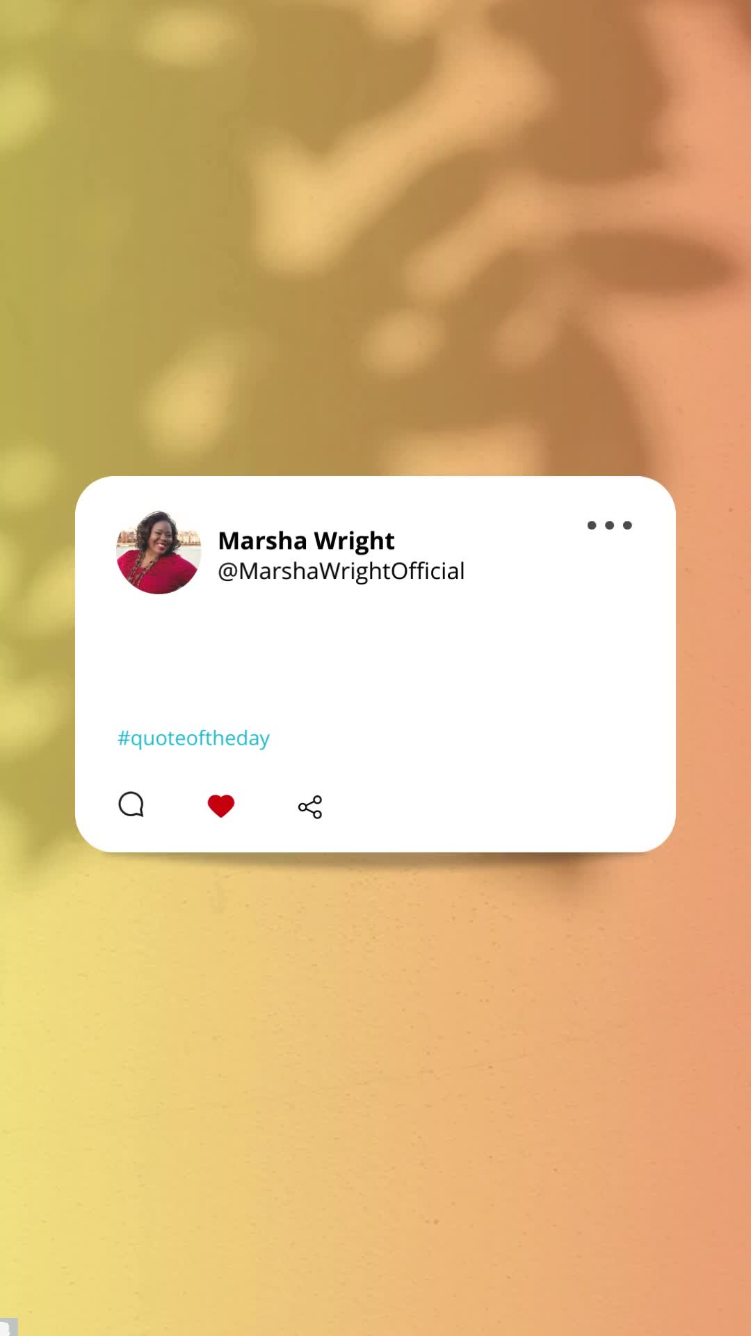@Real Marsha Wright