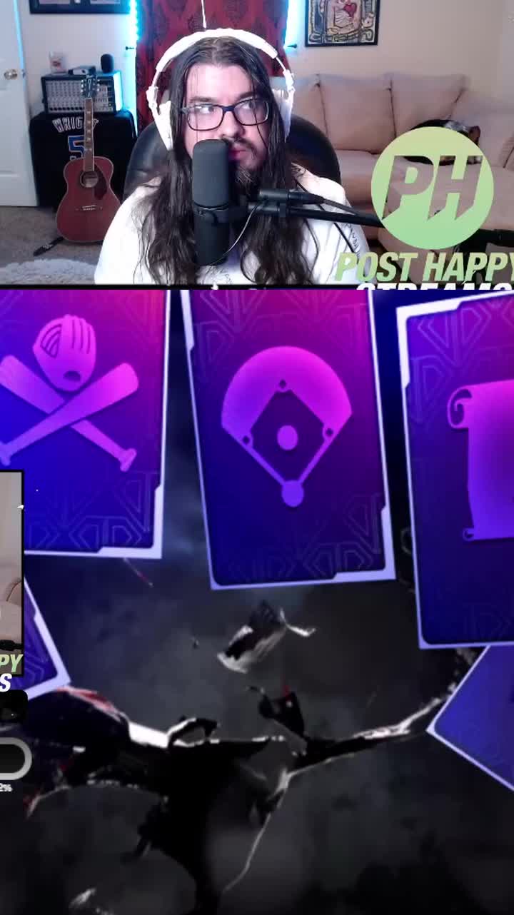 @PostHappyStreams on Twitch!