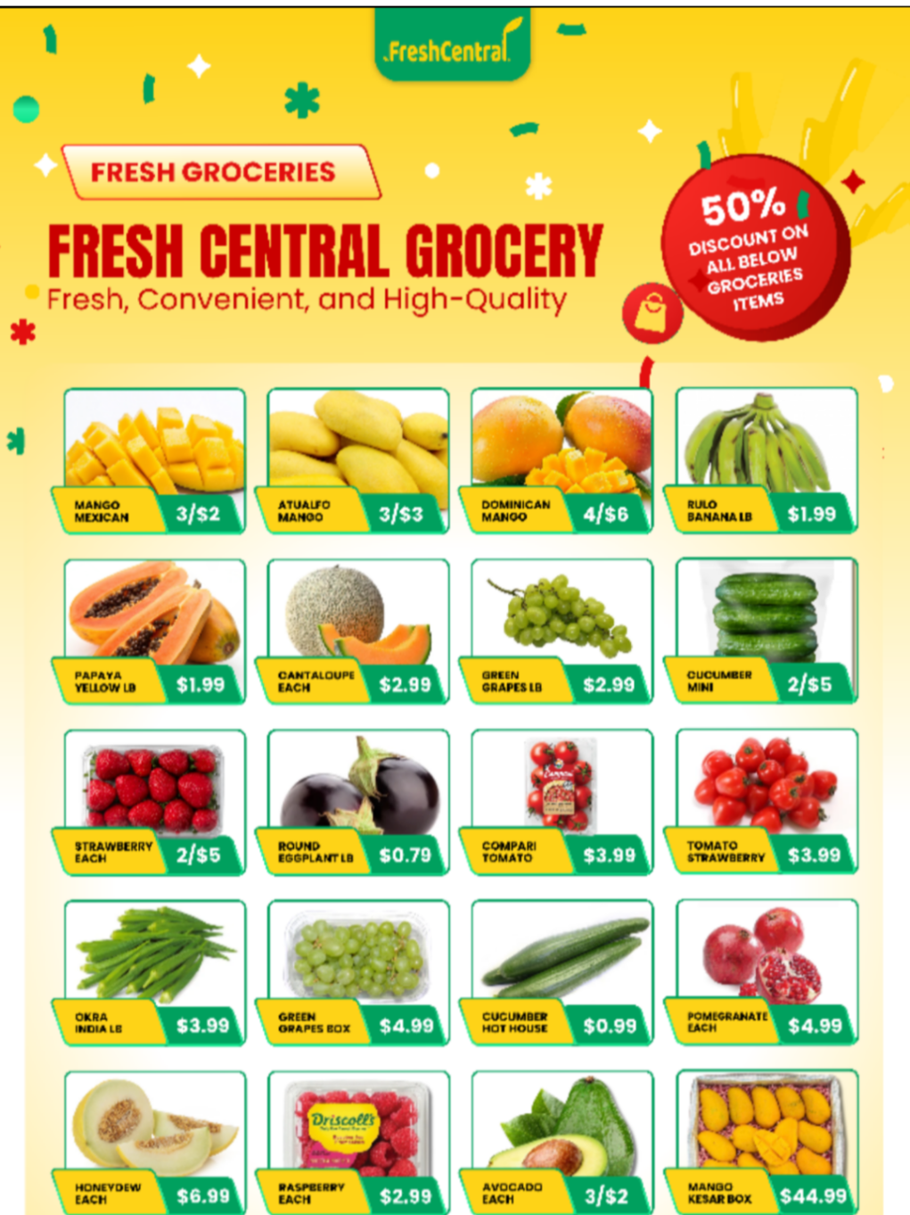 @FRESH CENTRAL GROCERY