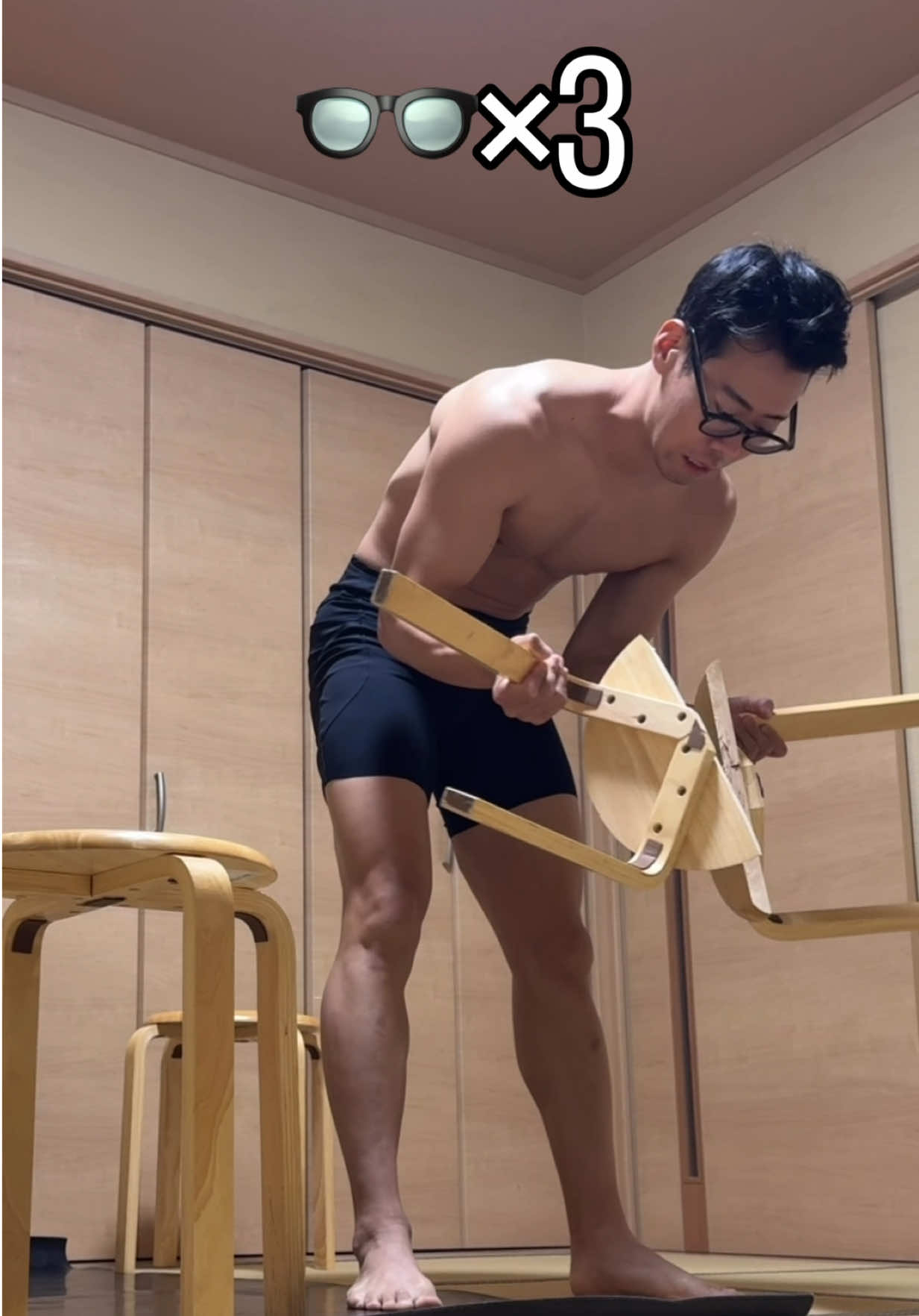 @メガネが落ちないトレーナー
