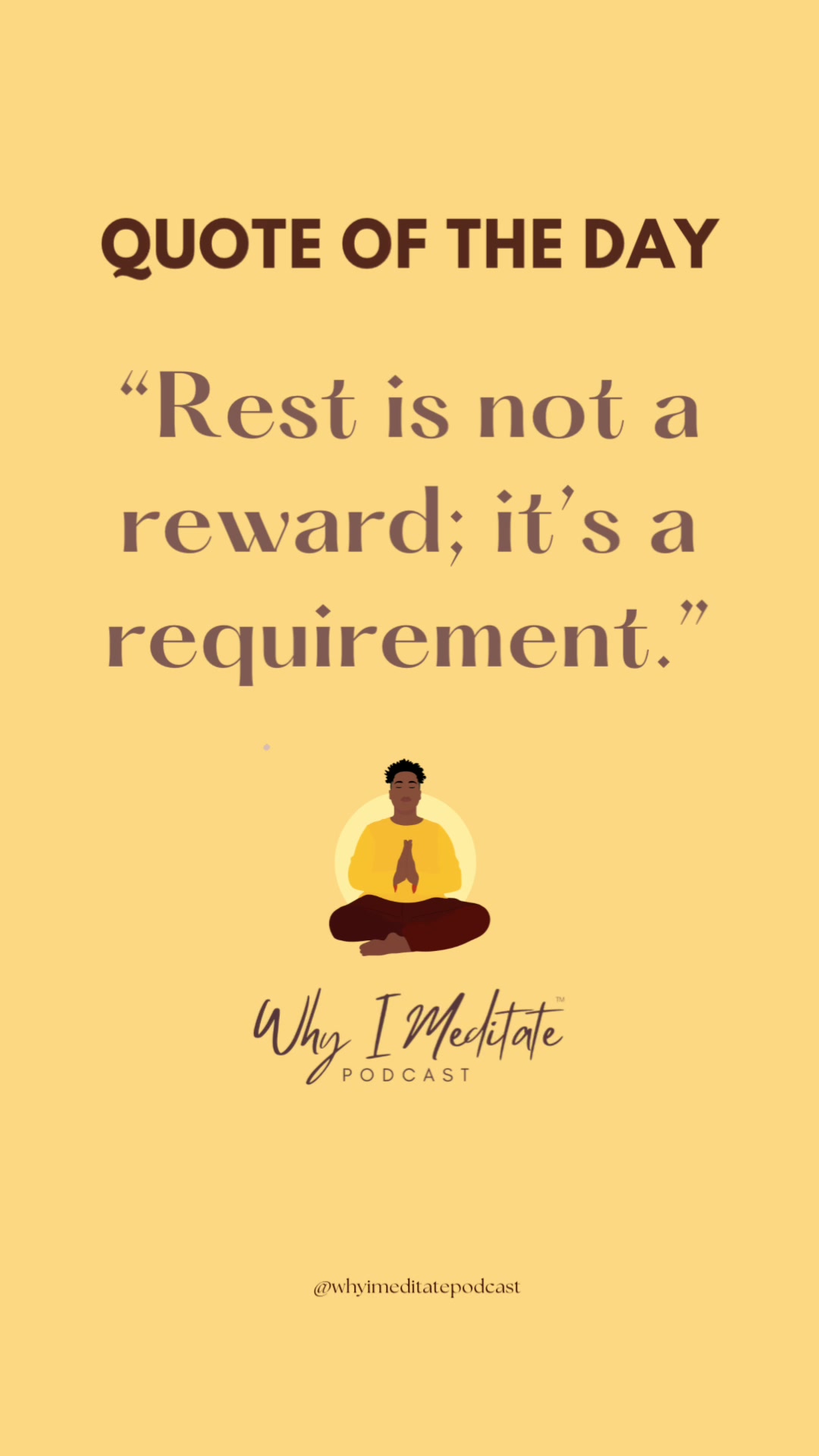 @Why I Meditate Podcast