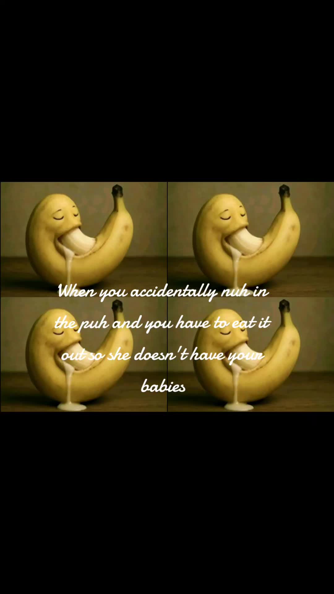 @I nuh in the puh & eat it out