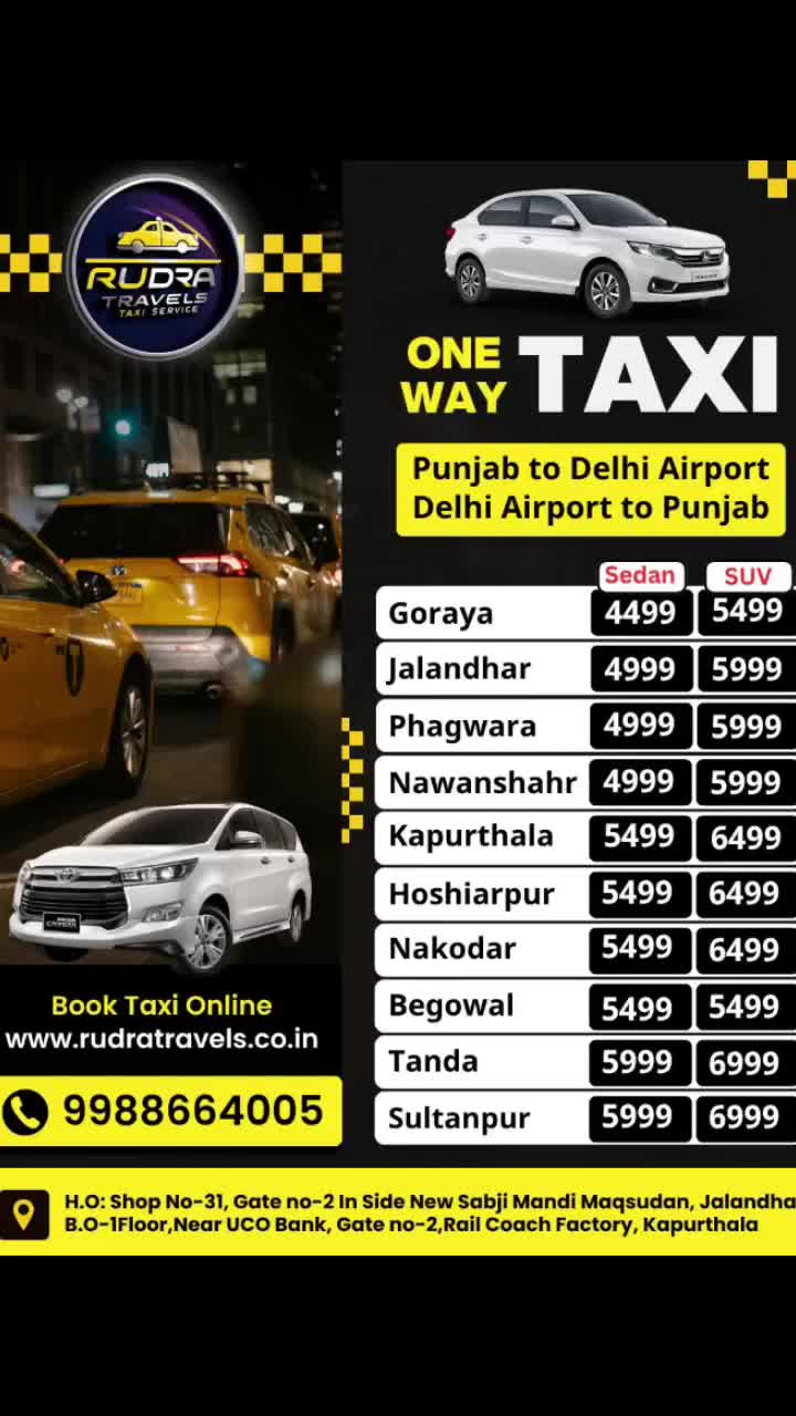 @One Way Taxi Airport