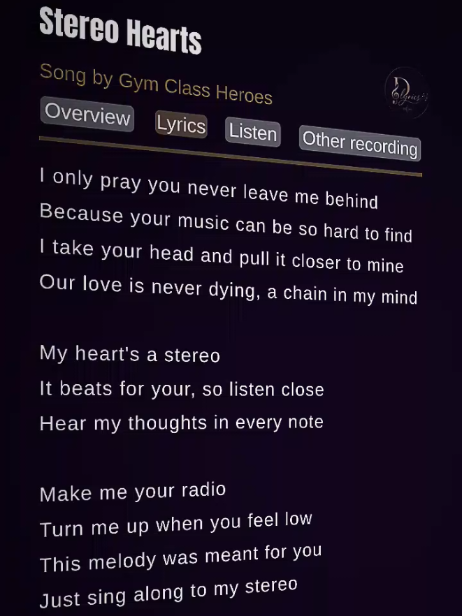 @D'lyrics