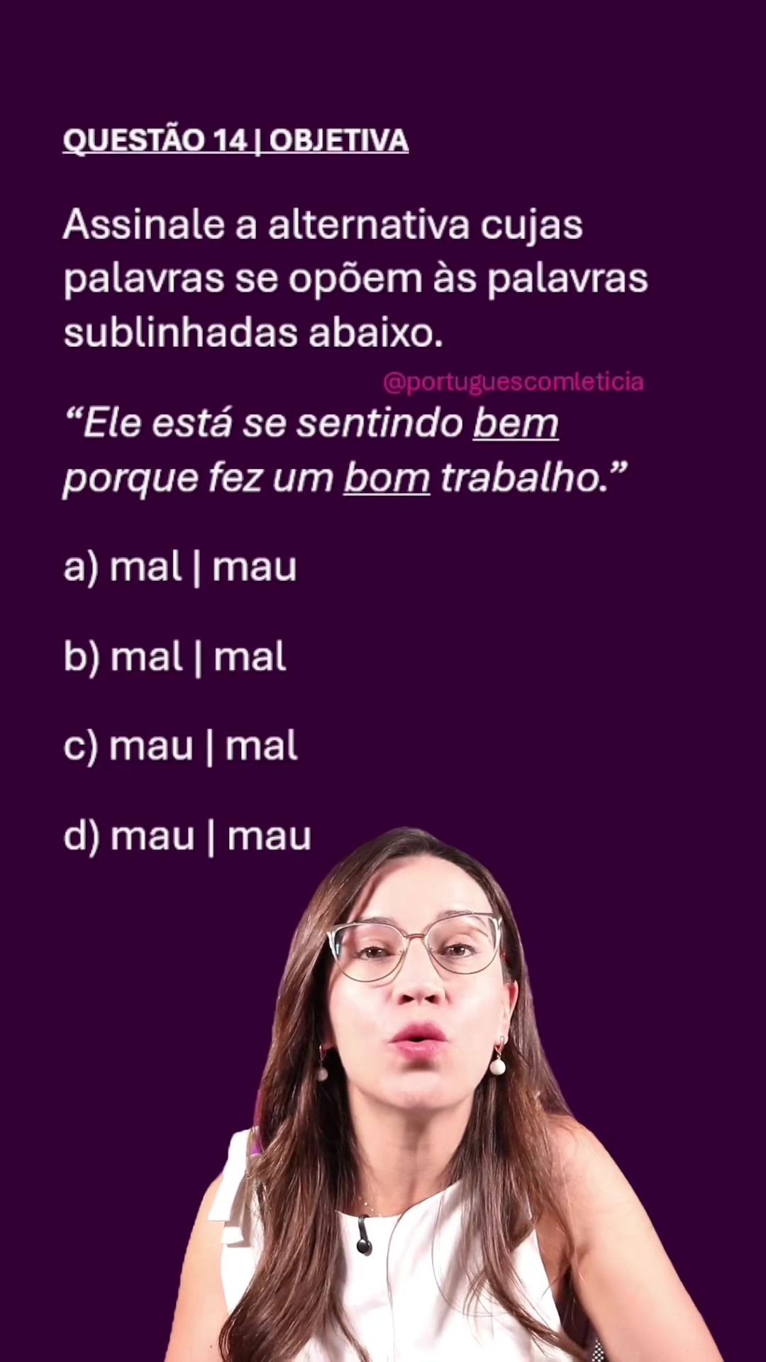 @Portugu&ecirc;s com Let&iacute;cia