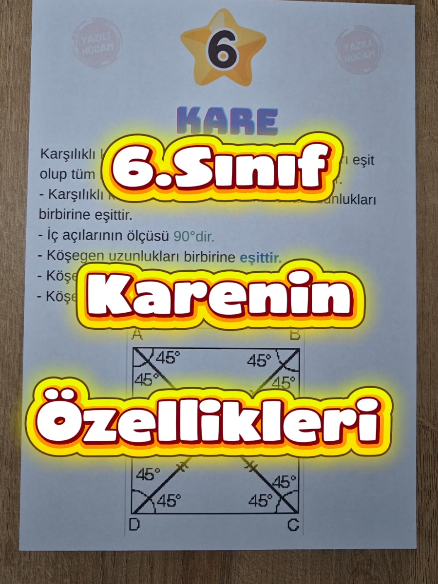 @Yazılı Hocam