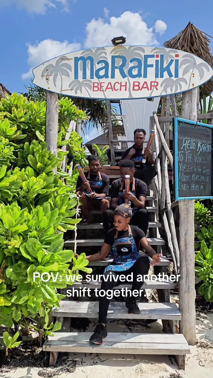 @Marafiki Beach Bar in Zanzibar