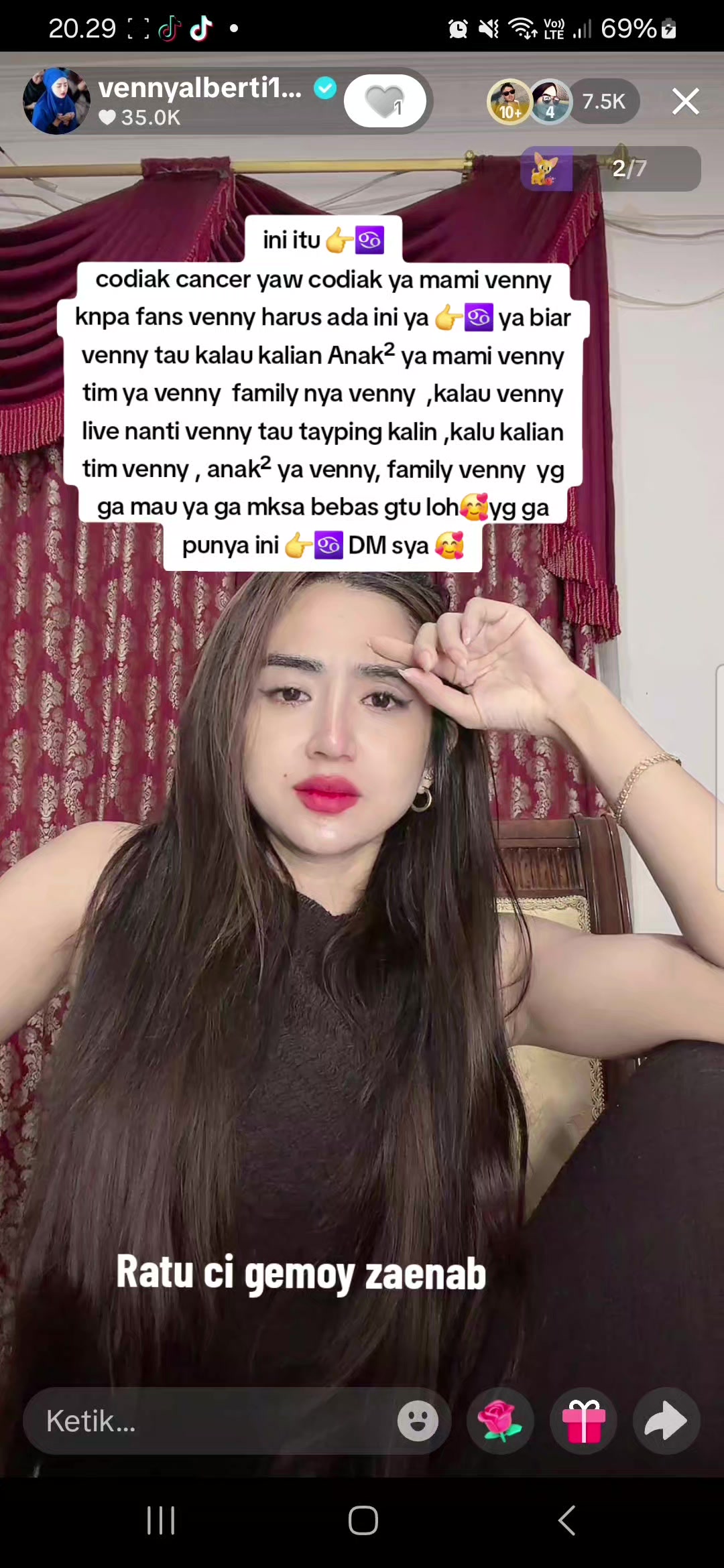 @Ratu CI Gemoy Zaenab♋️