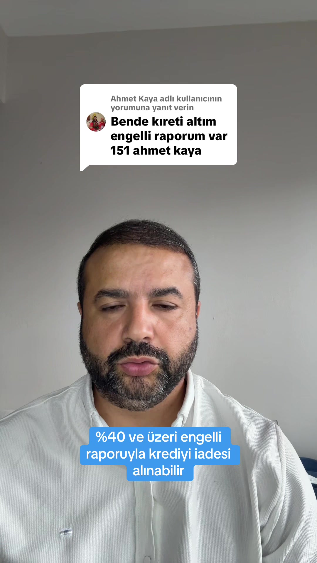 @Kredini geri almak istermisin