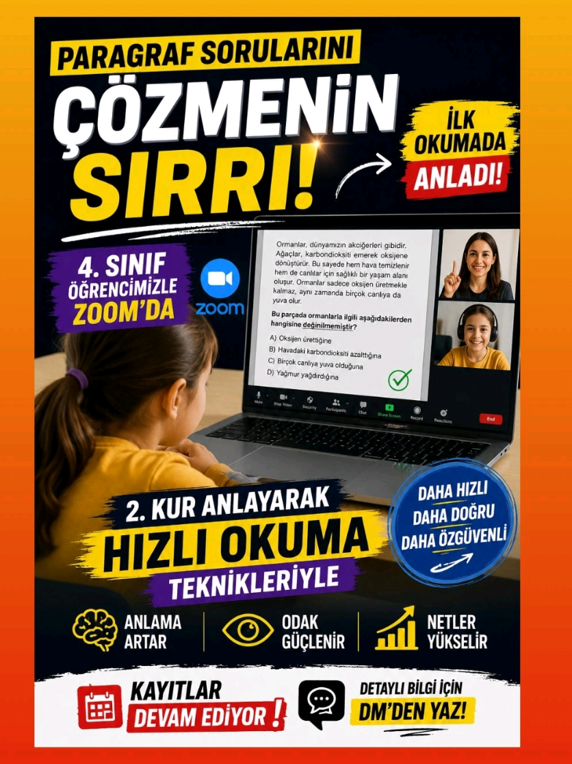 @Anlayarak Hızlı Okuma Becerisi