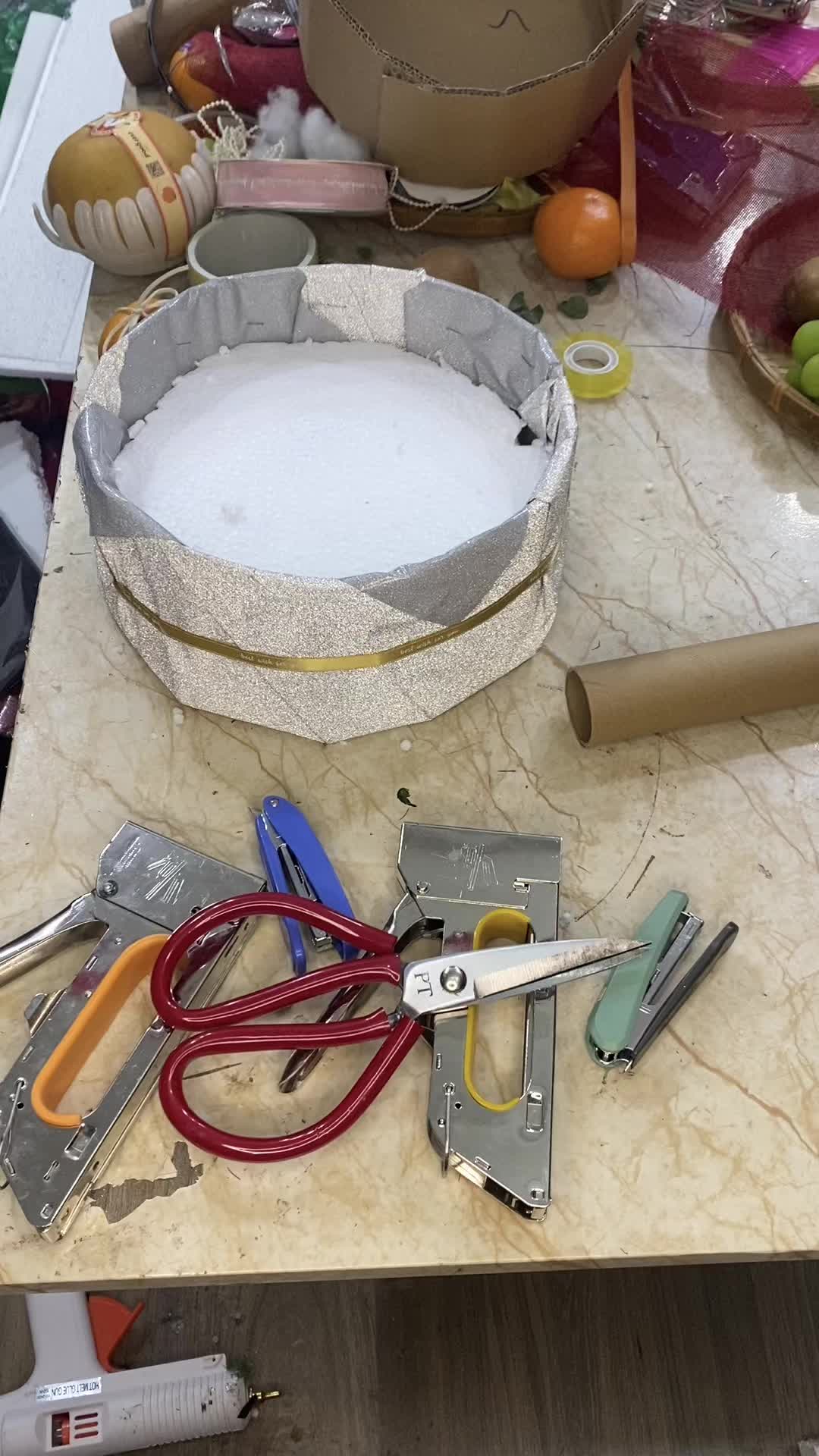@Hiền b&ocirc;ng dạy l&agrave;m giỏ qu&agrave;