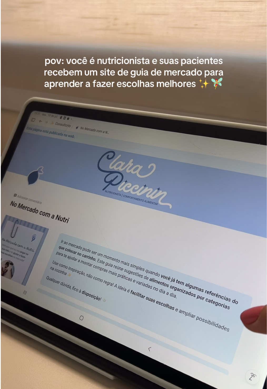 @Clara Piccinin | Nutricionista