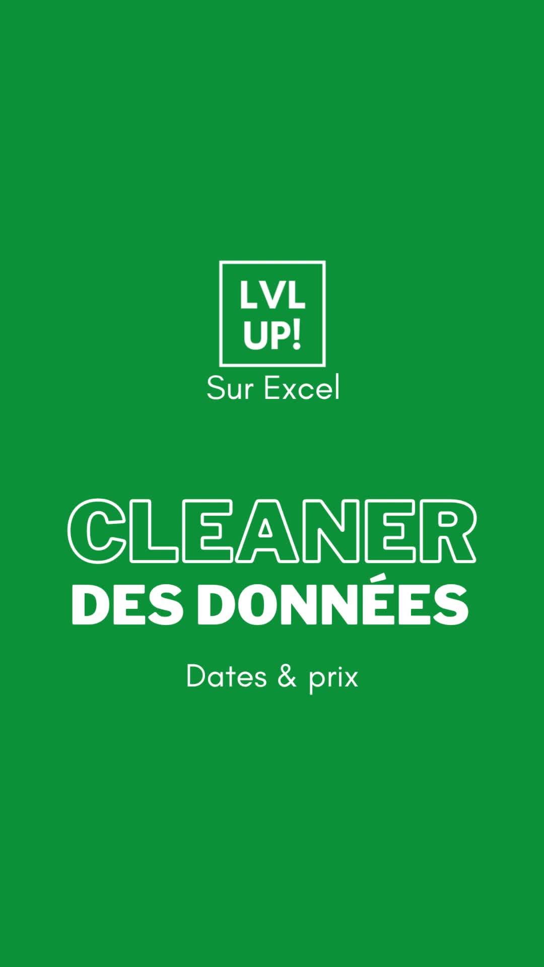 @Level Up Sur Excel