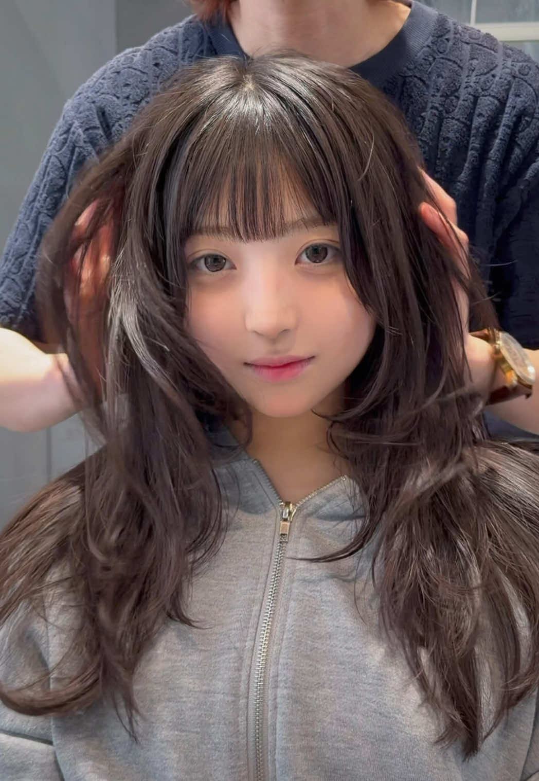 @わたるマジック/美容師/表参道/シースルーぱっつん/CEO