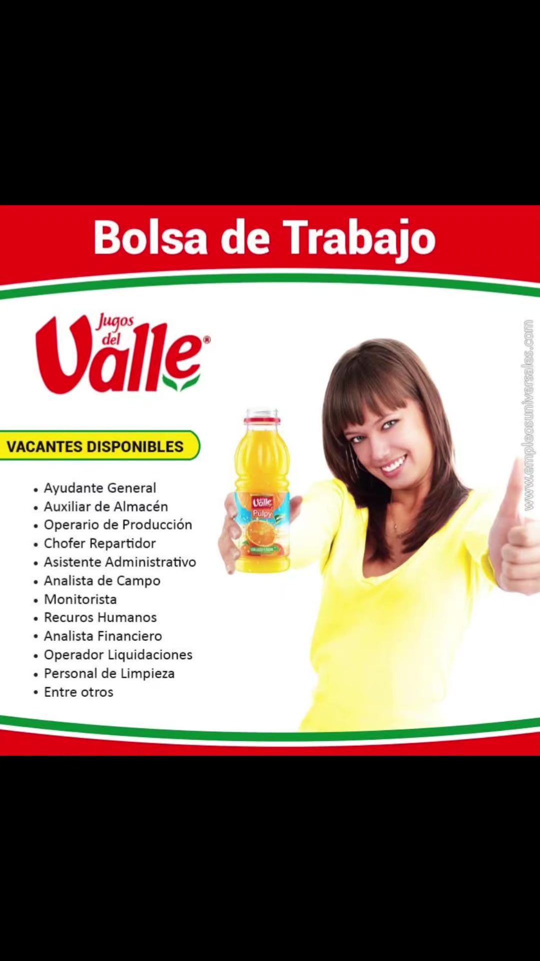 @trabajo si hay✅️