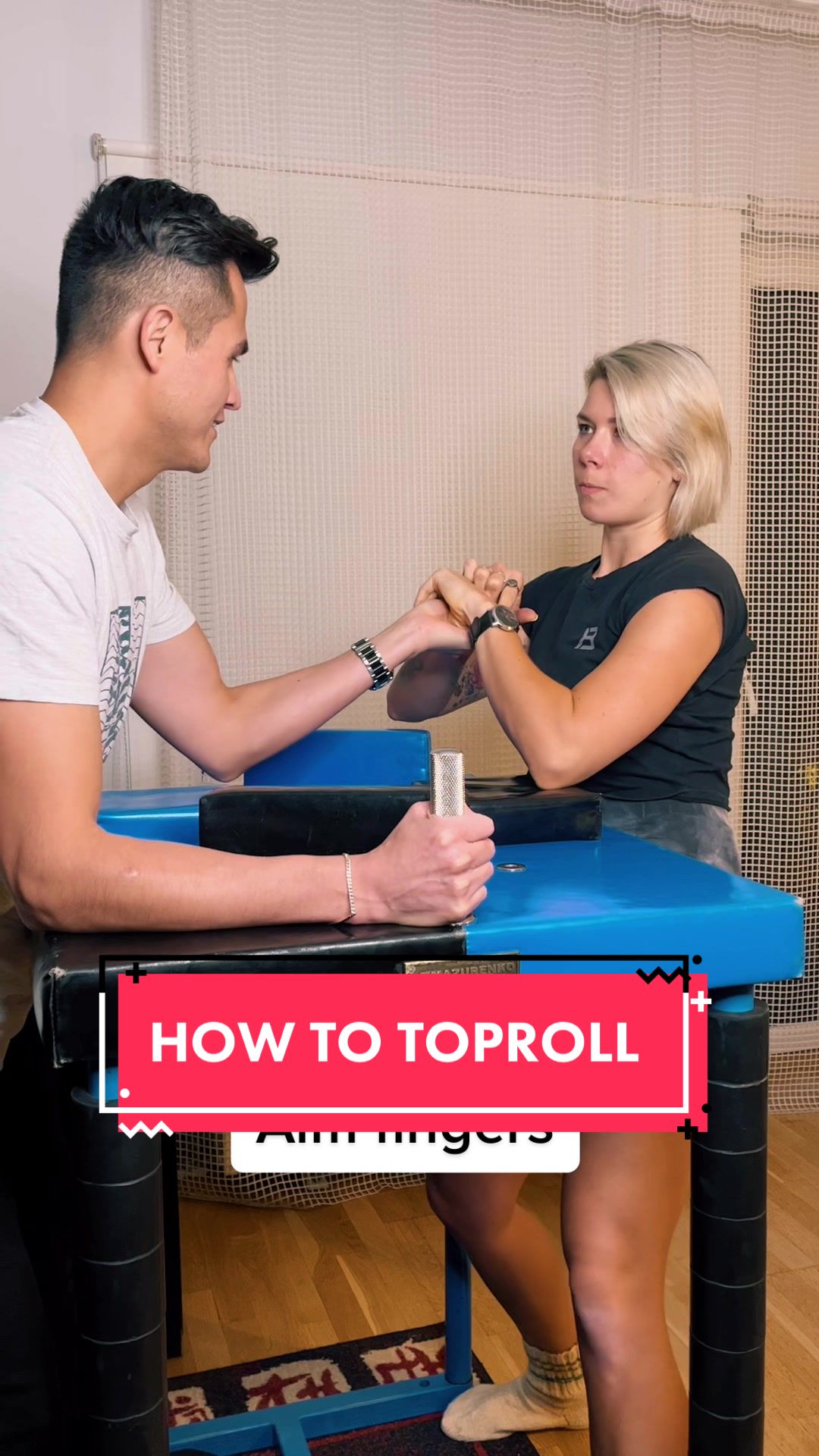 @Arm wrestling girl