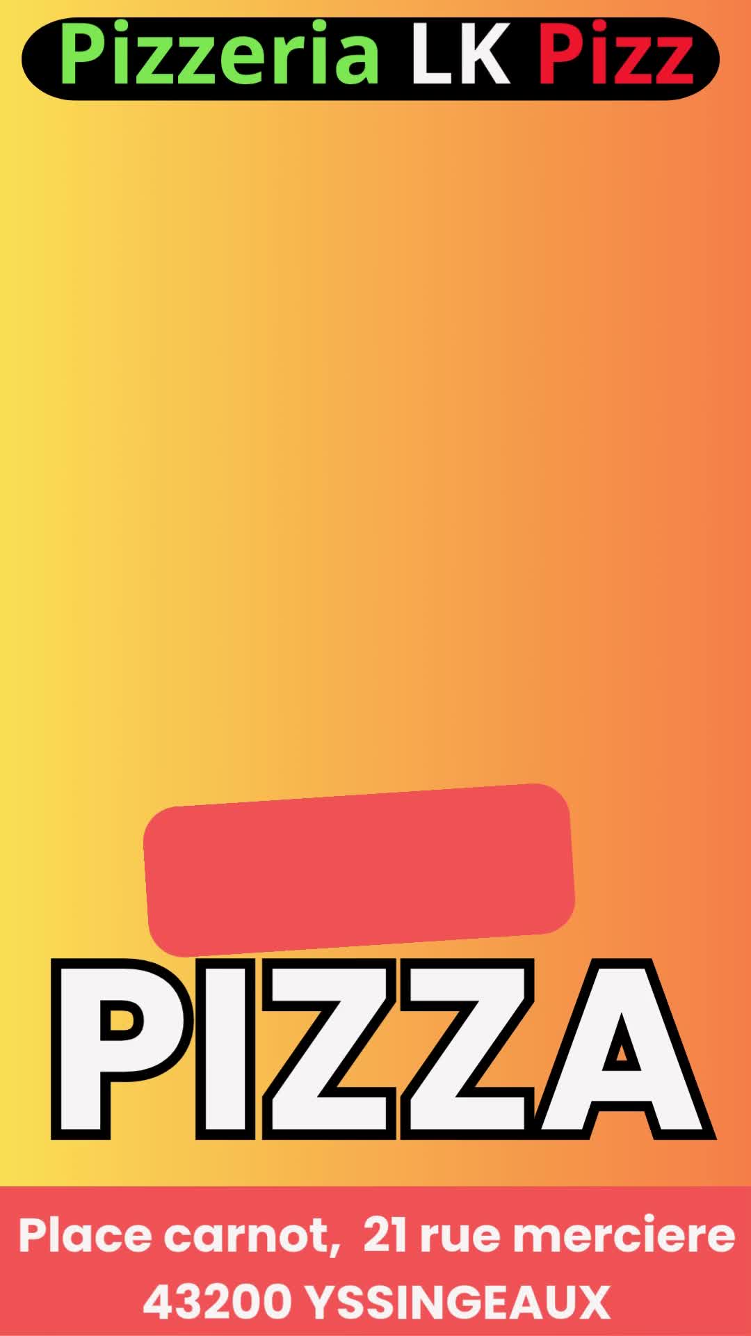 @Pizzeria LK Pizza Yssingeaux