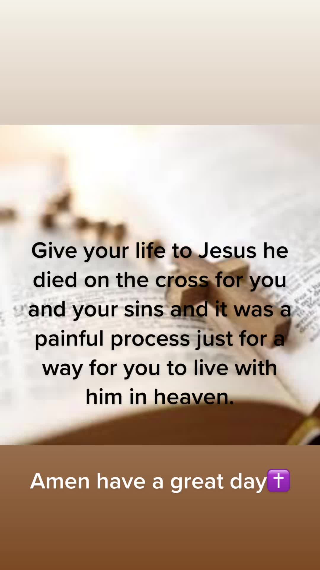 @Jesus died for you