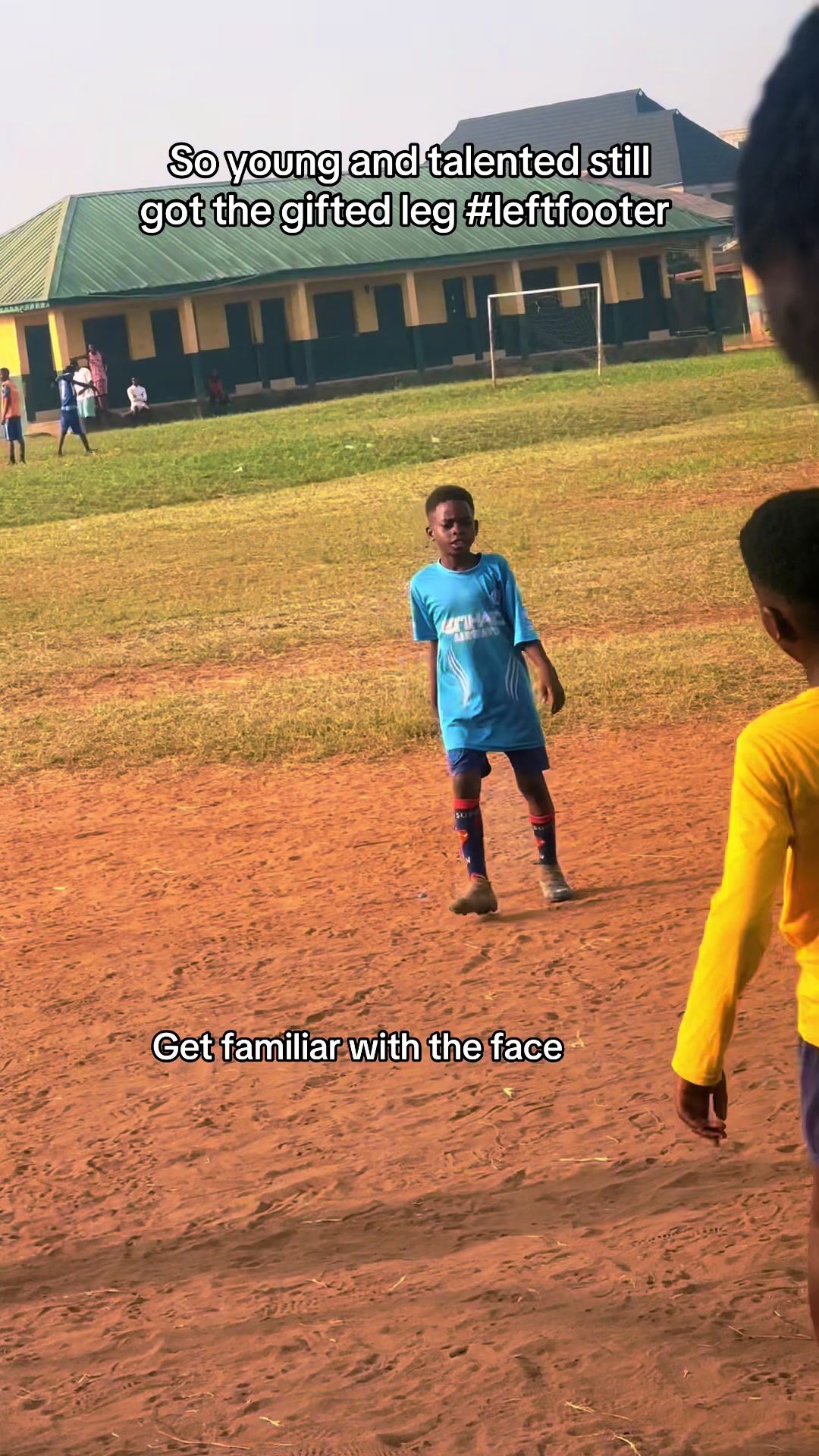 @Football template and caption
