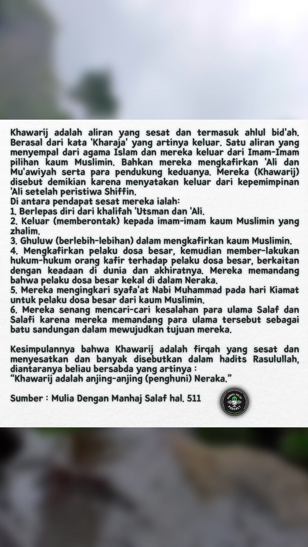 @Podcast Manhaj Salaf