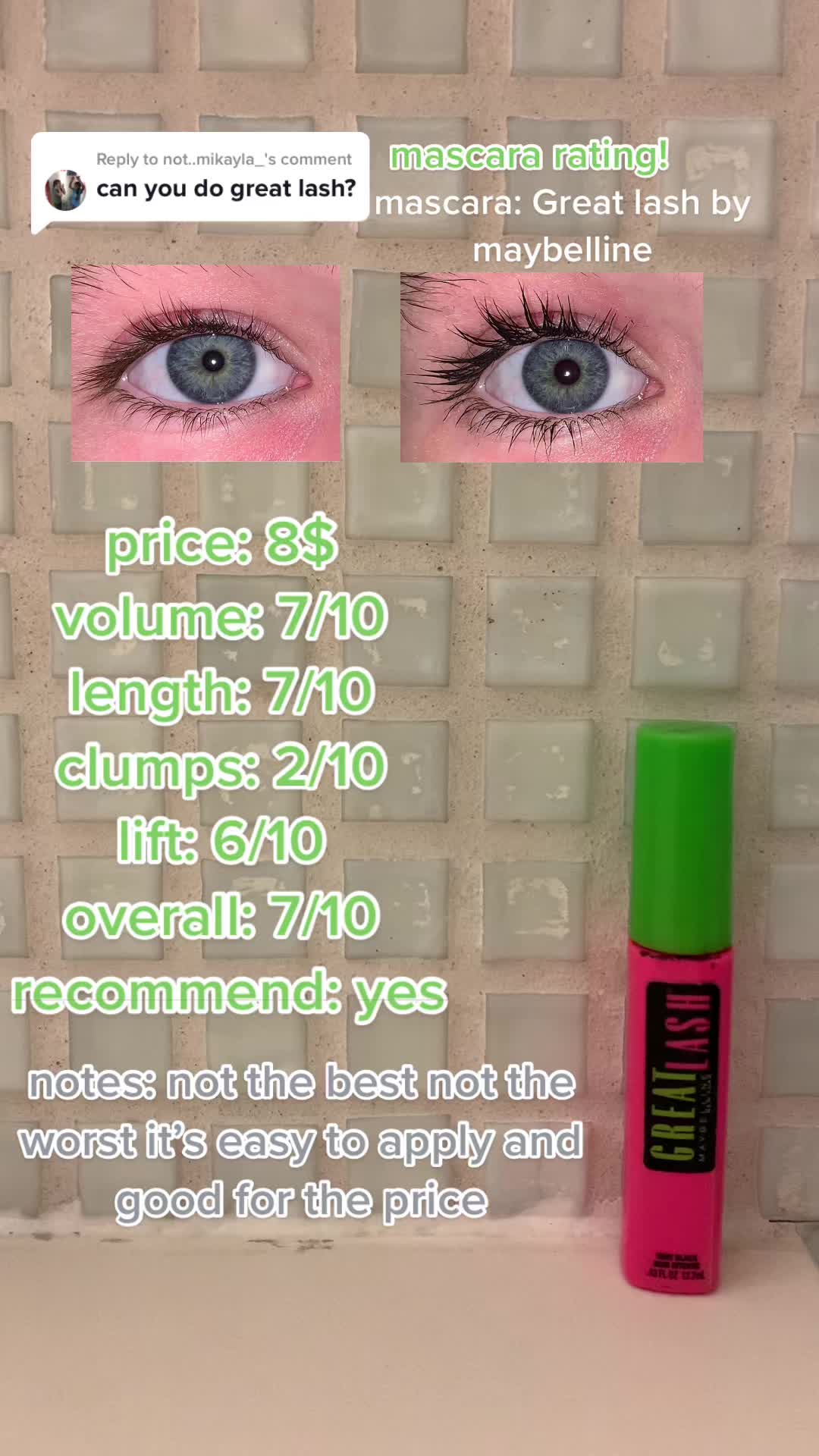 @mascara rating!!