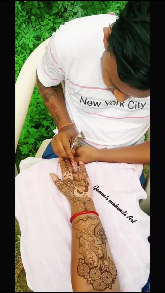 @mehendiArtist ganesh