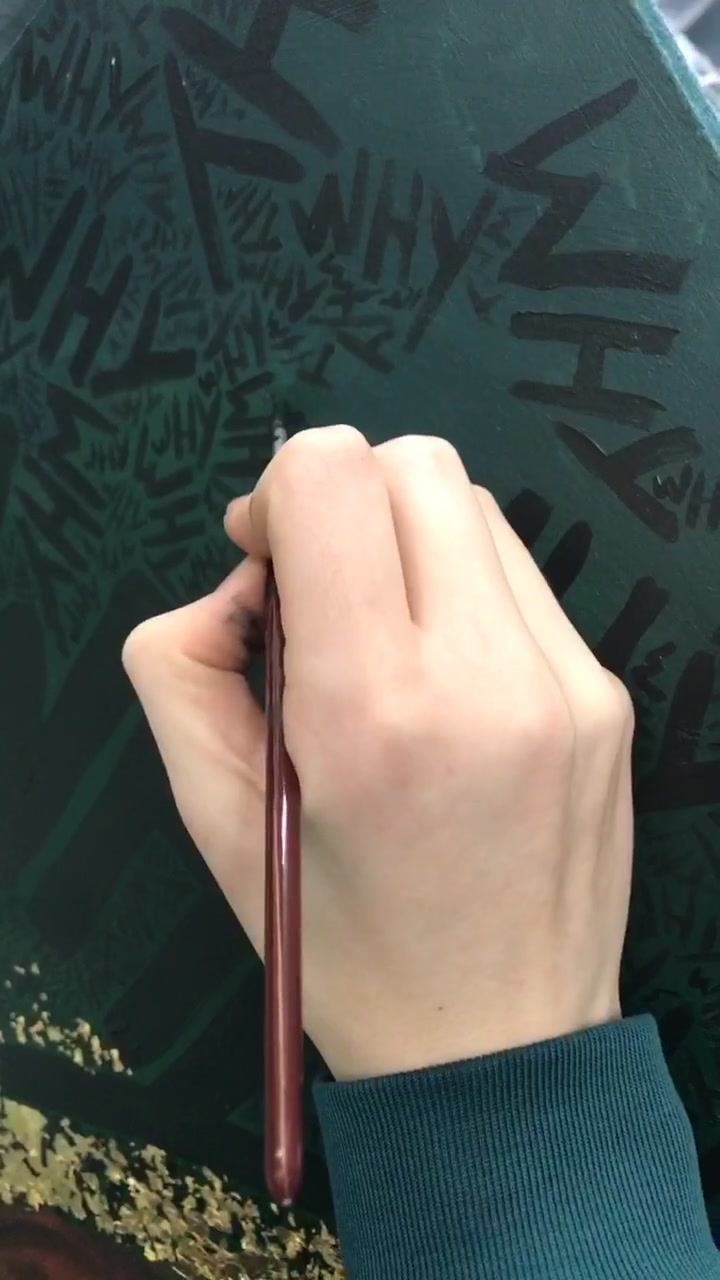 @casey doing art