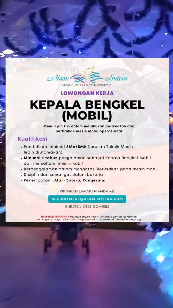 @Lowongan Kerja Terupdate