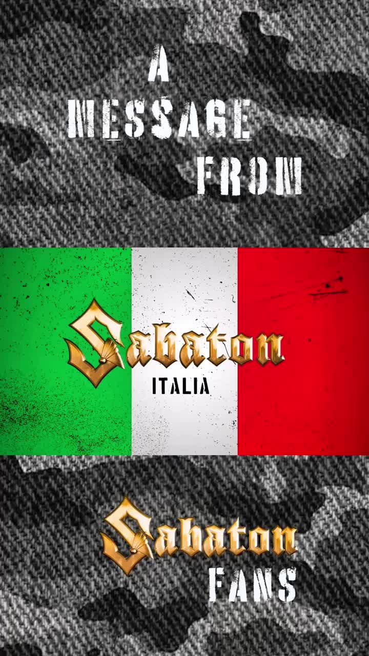 @Sabaton Italia 🎸🇮🇹
