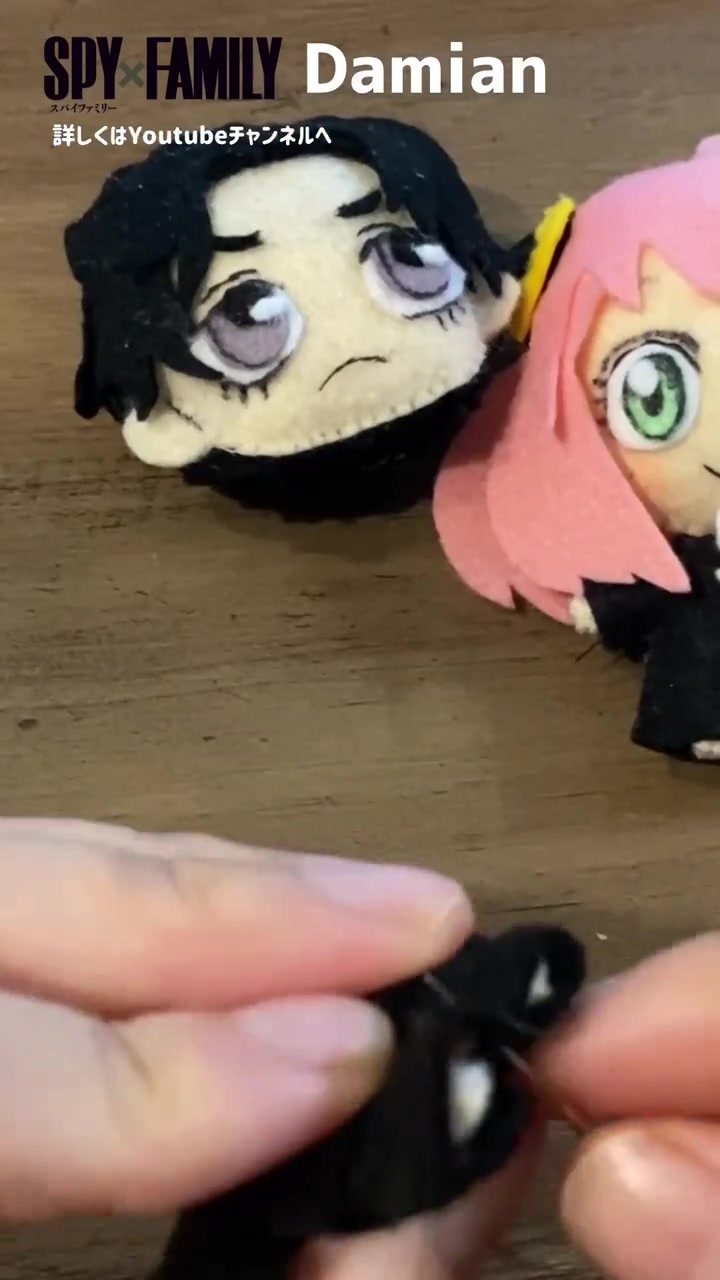 @淡々とフェルト人形作る人