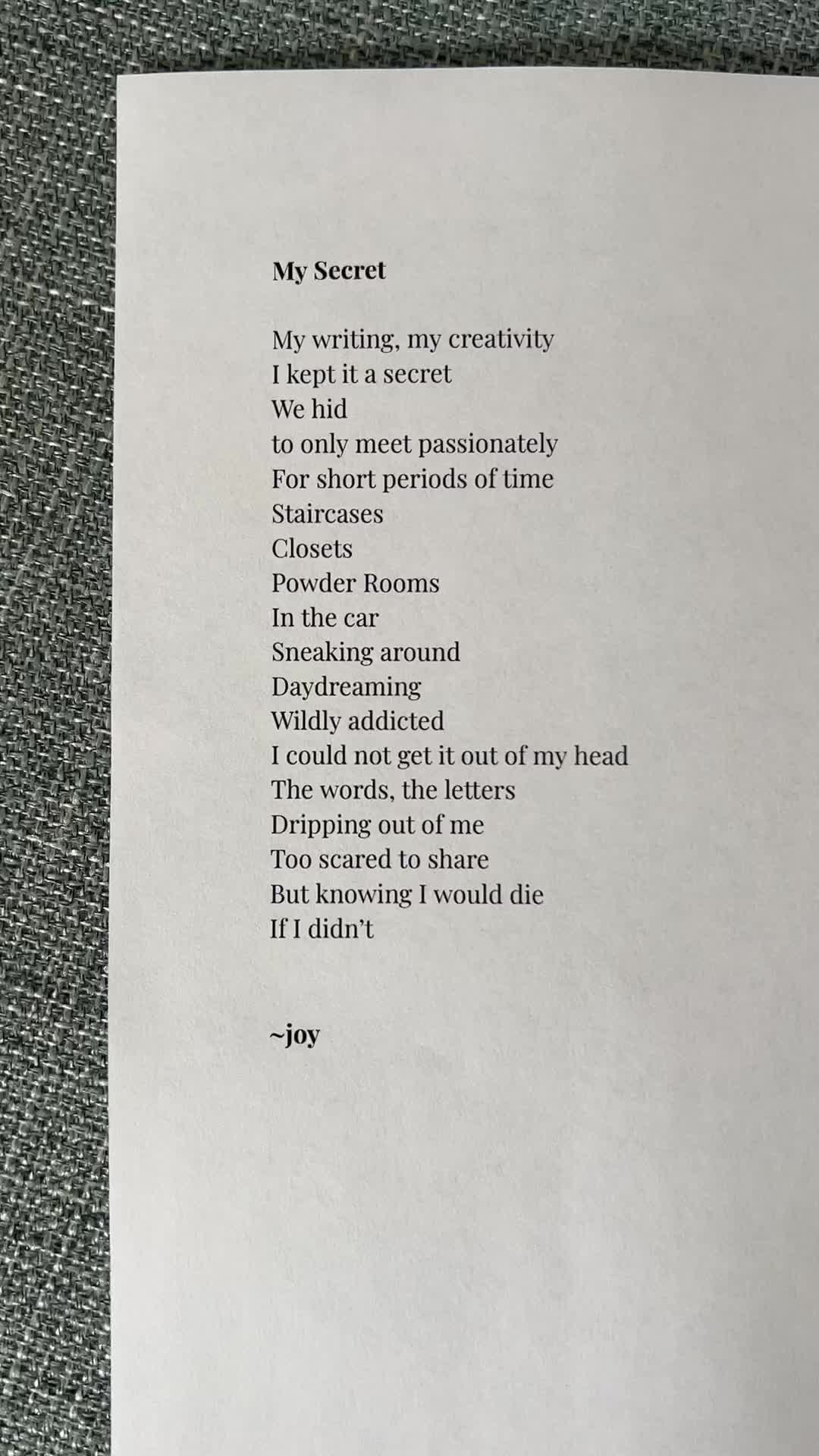 @Joyce Frank