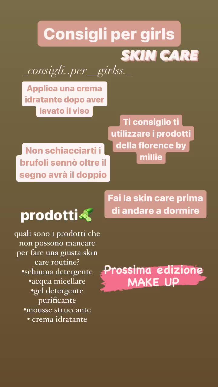 @Consigli per girls🫶🏻💗