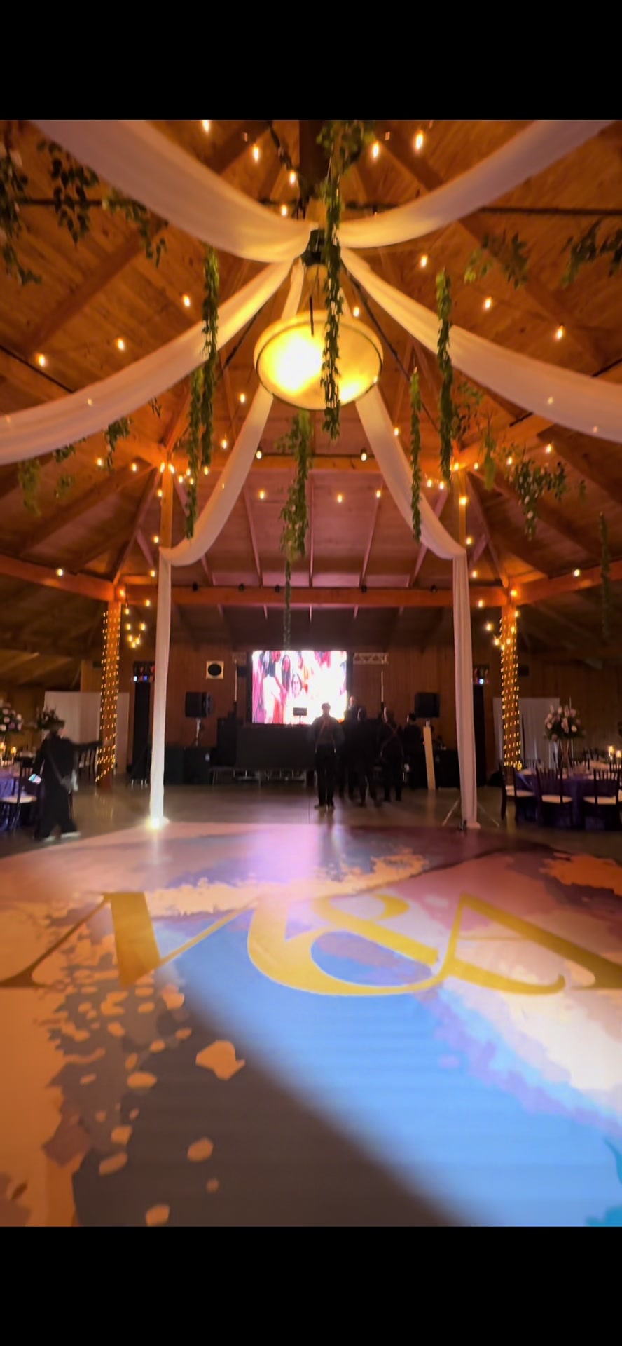 @Wrapped Vinyl Dance Floor