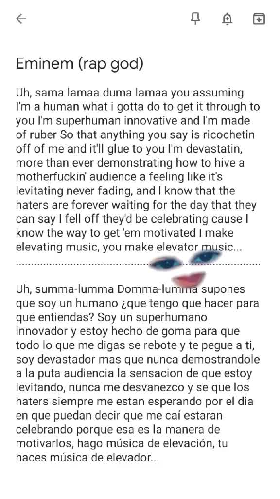 @letras de canciones