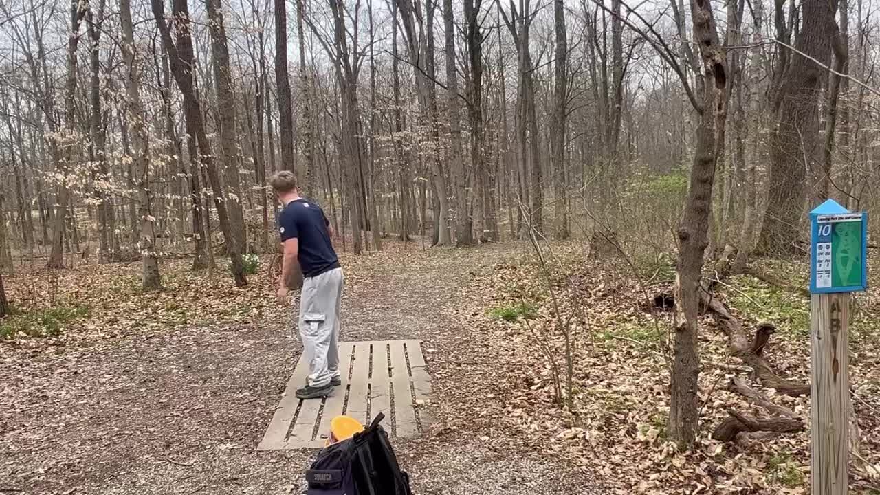 @The lefty disc golfer