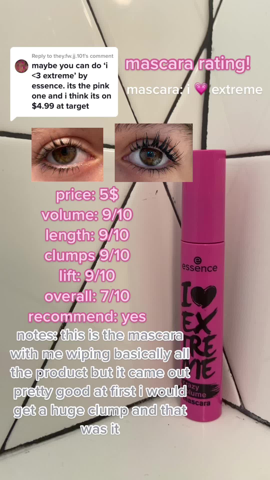 @mascara rating!!