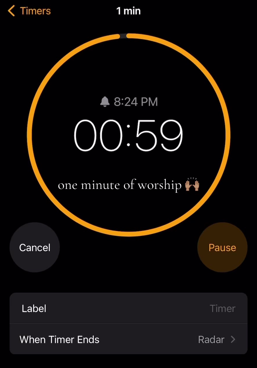@Minute of Worship