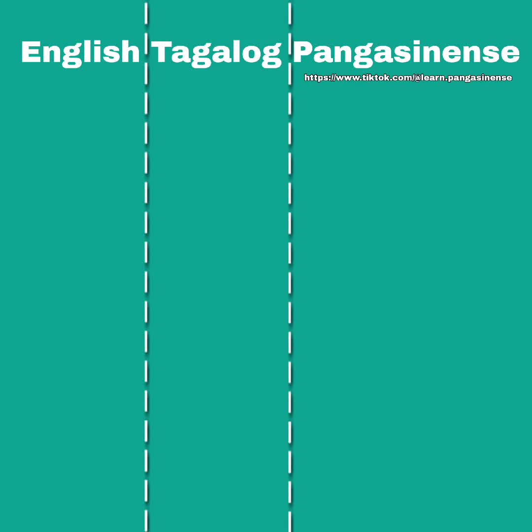 @Pangasinense Language