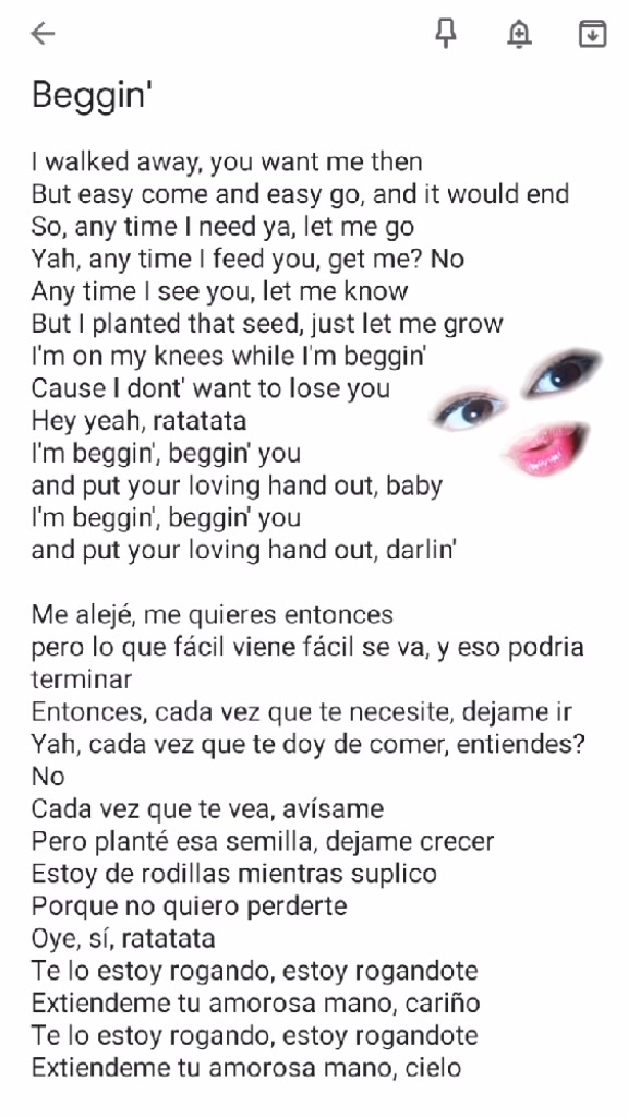 @letras de canciones