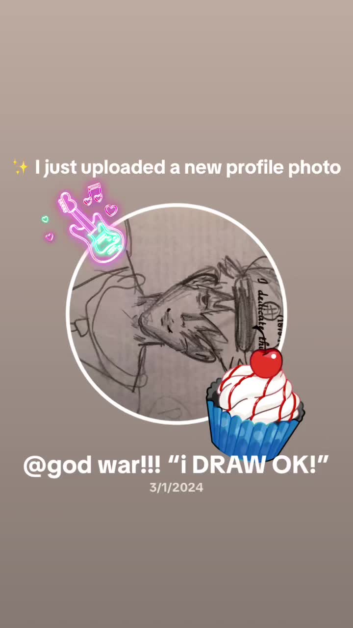 @god war!!! “i DRAW OK!”