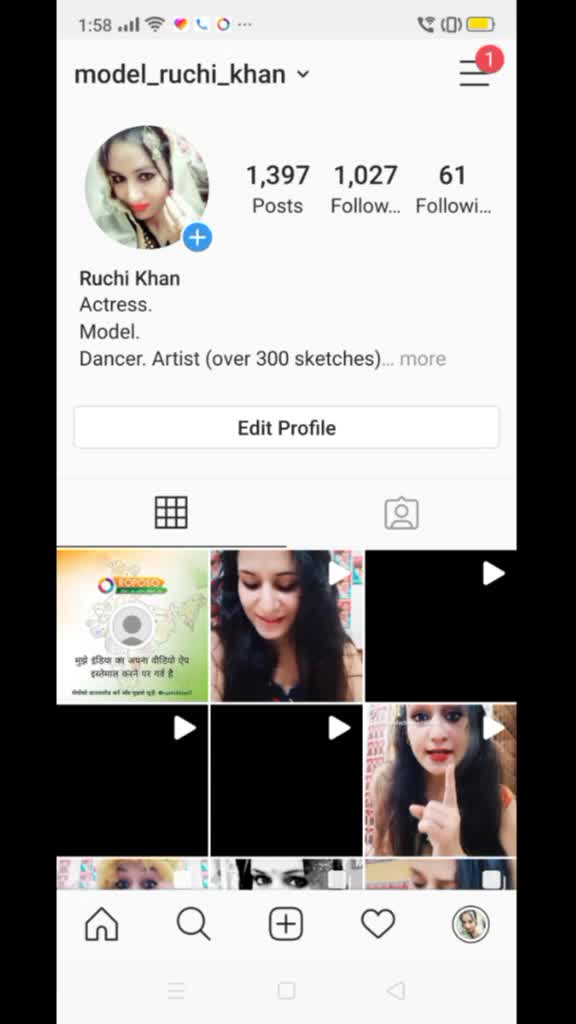 @Model Ruchi khan