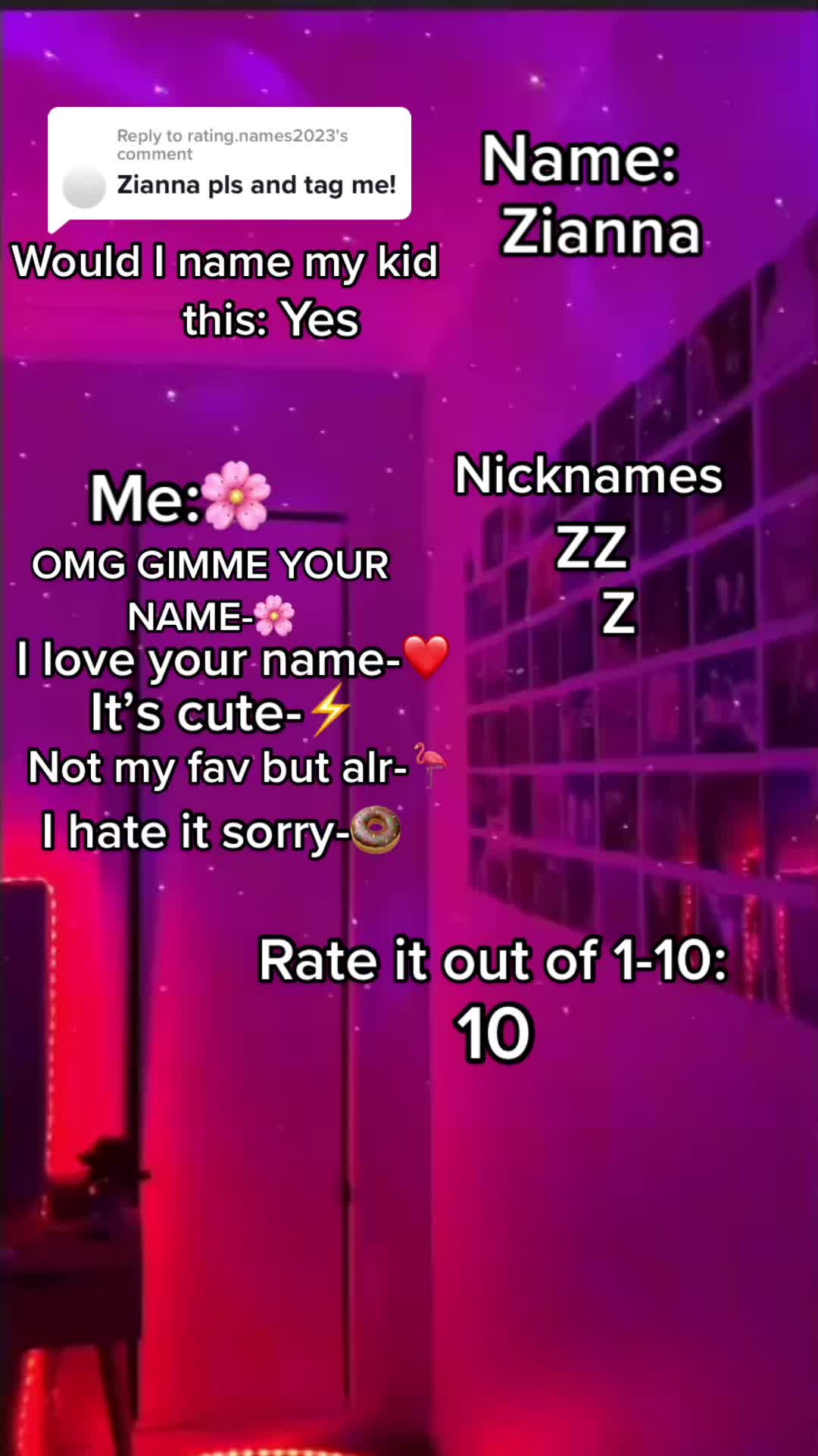 @Rating Names 😃