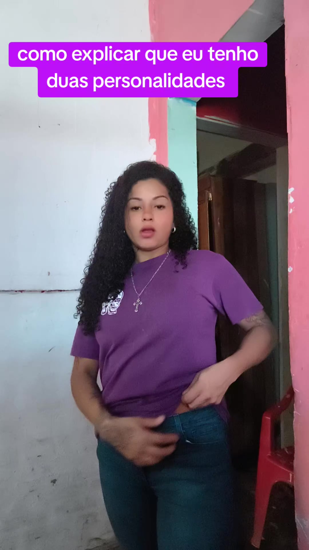 @Tain&aacute; baixinha 😏❤️