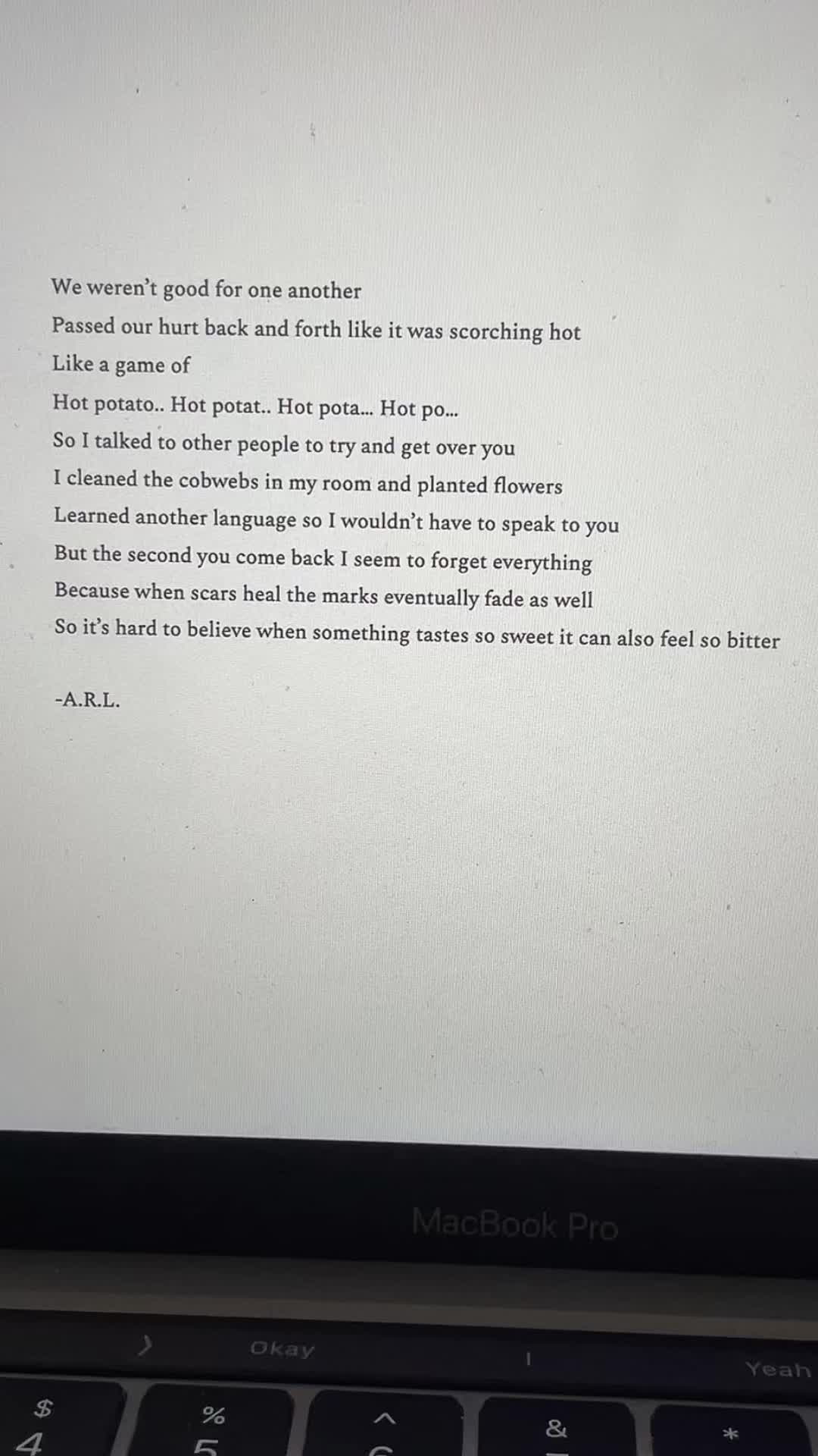 @ARLwritesaboutyou
