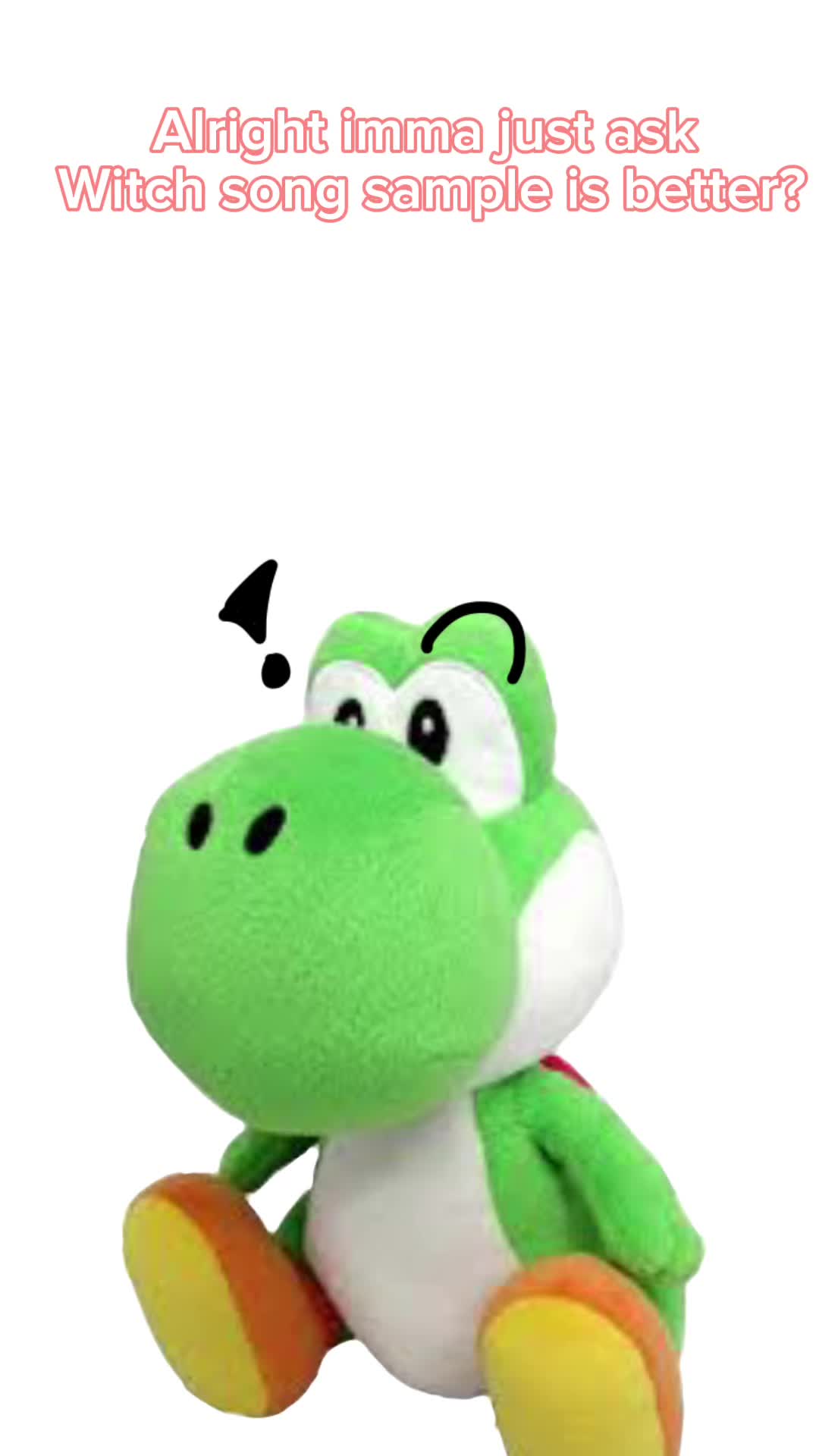 @Yoshi plush guy