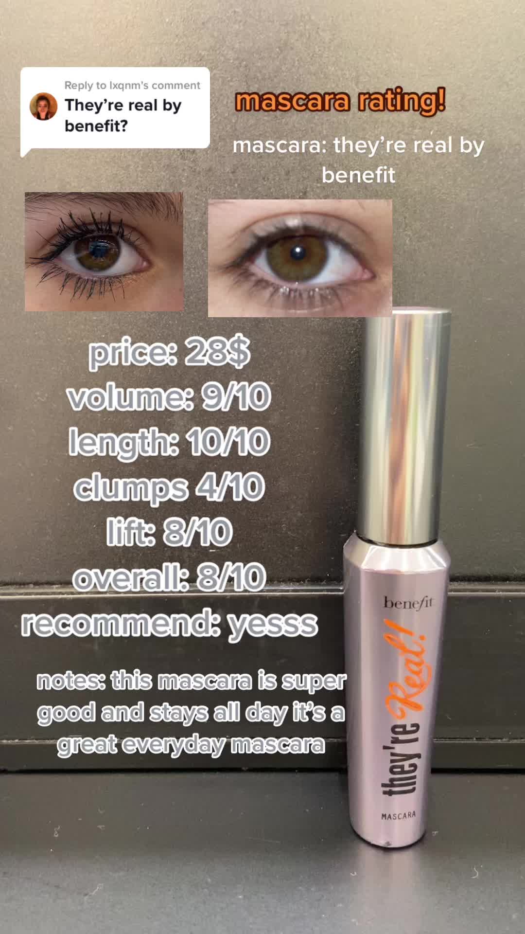 @mascara rating!!