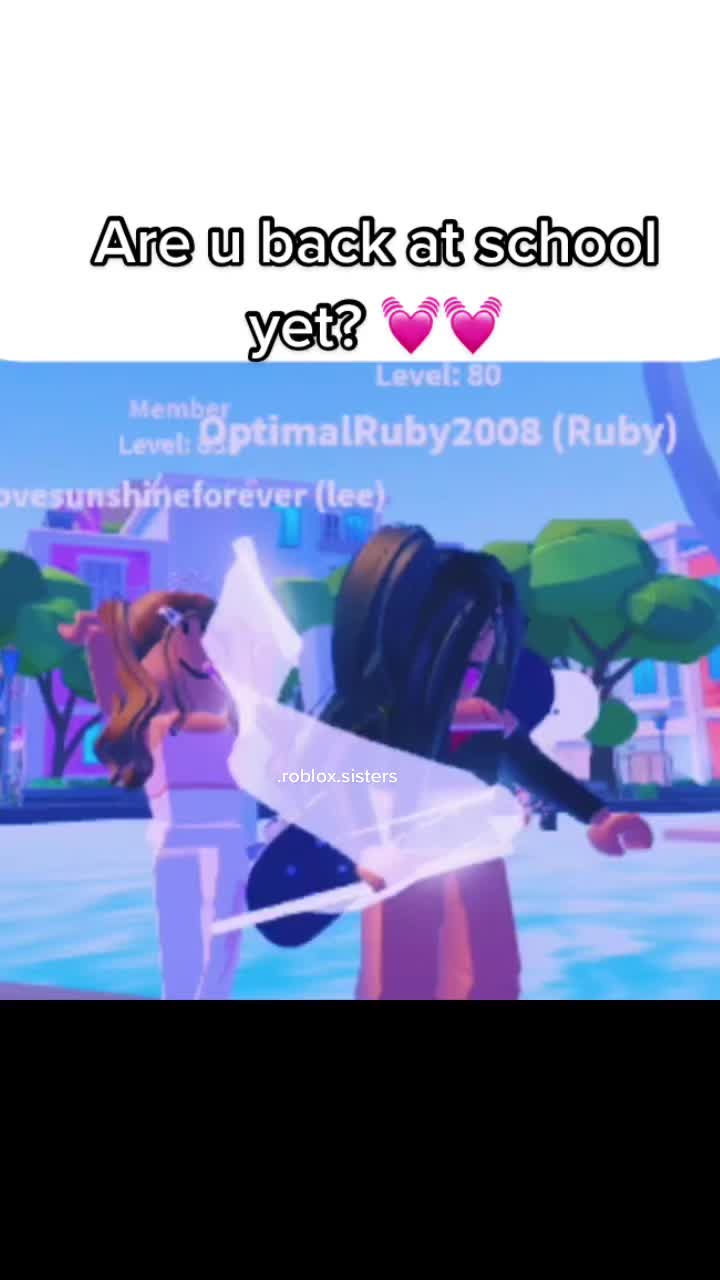 @Ur local roblox sisters 😩🤩