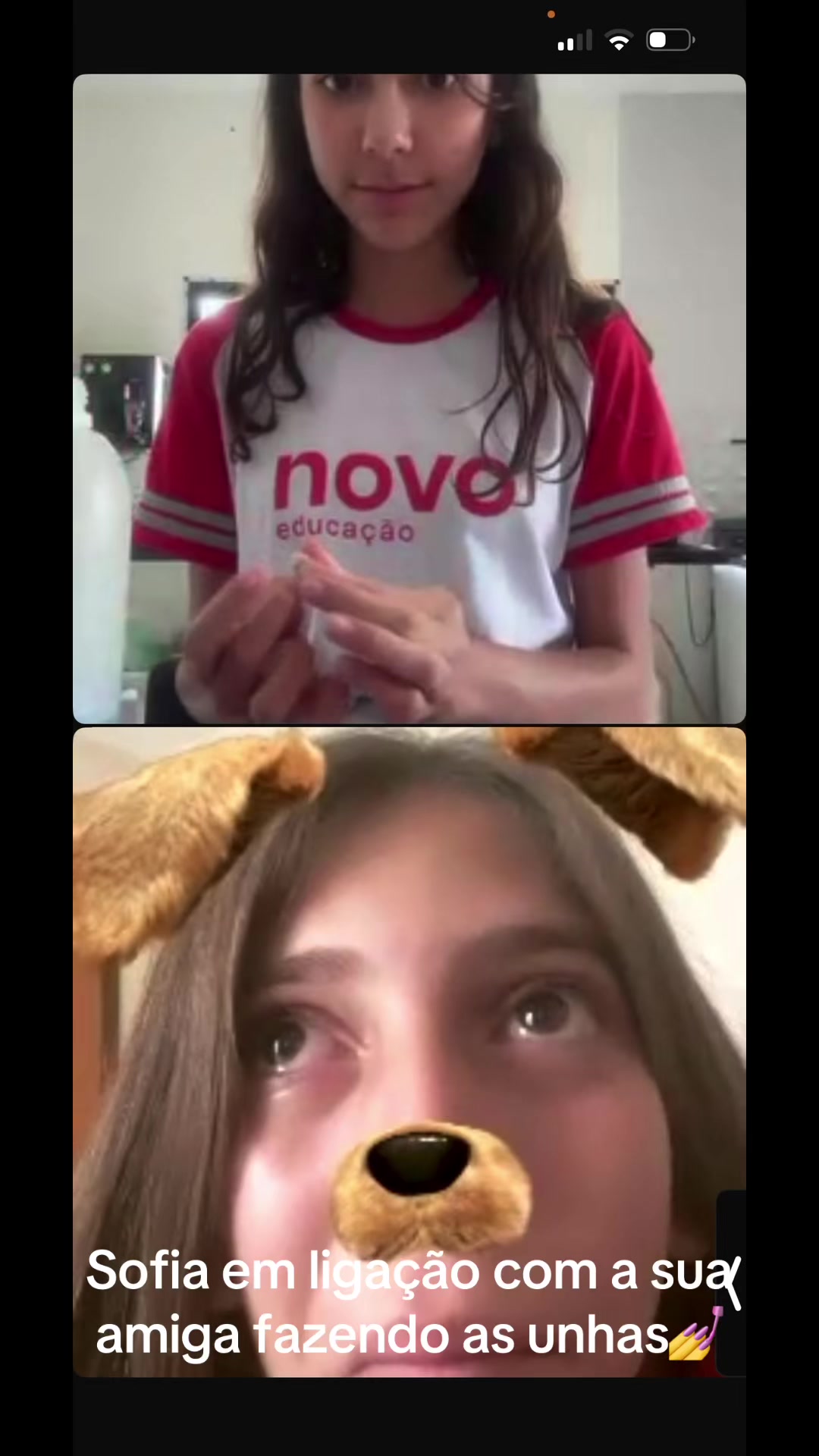 @oq a sofia esta fazendo