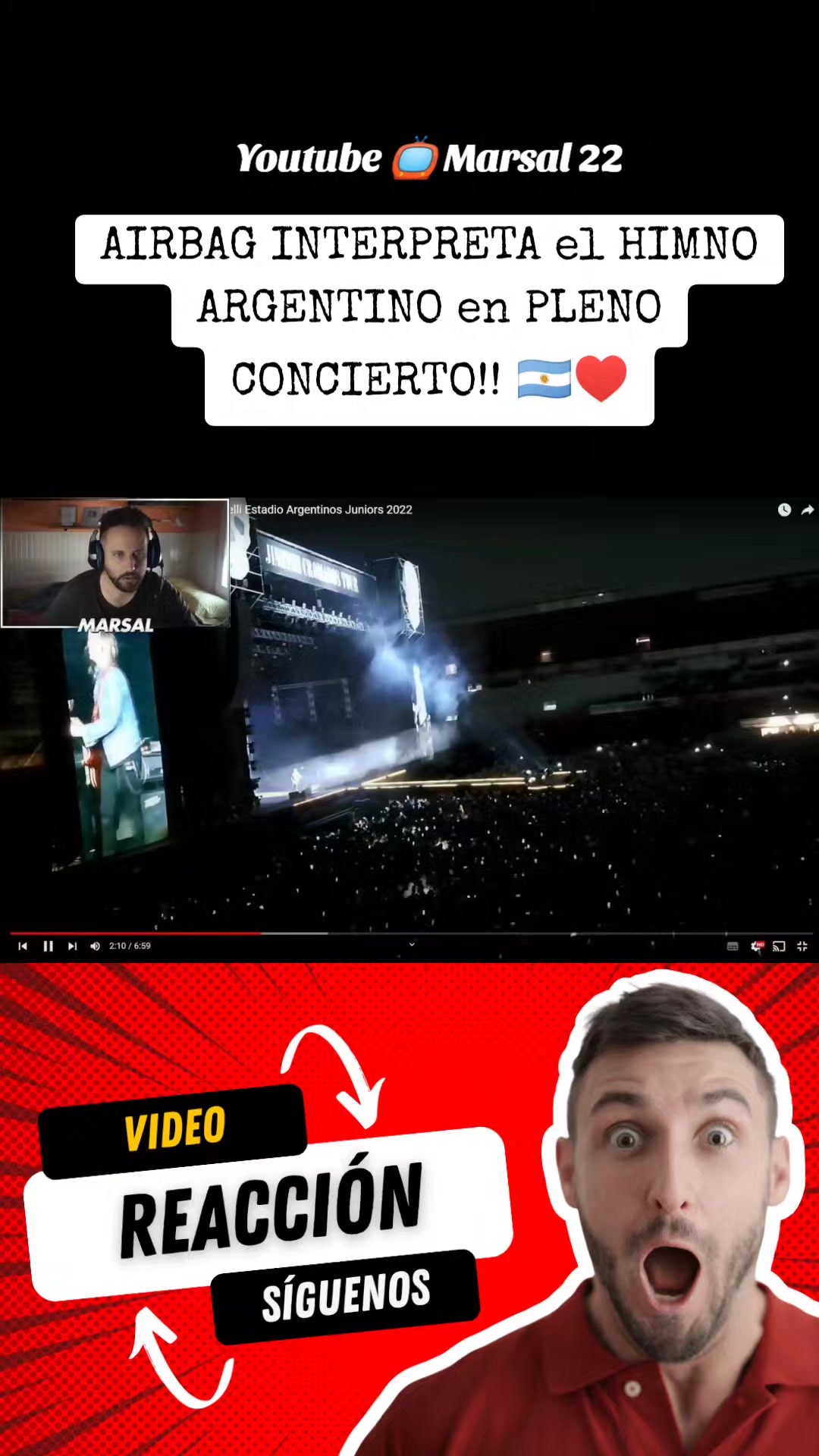 @v&iacute;deo Reacciones